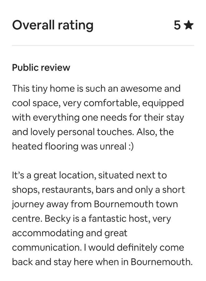 Tiny Home, Boscombe Manor Bournemouth Exteriör bild